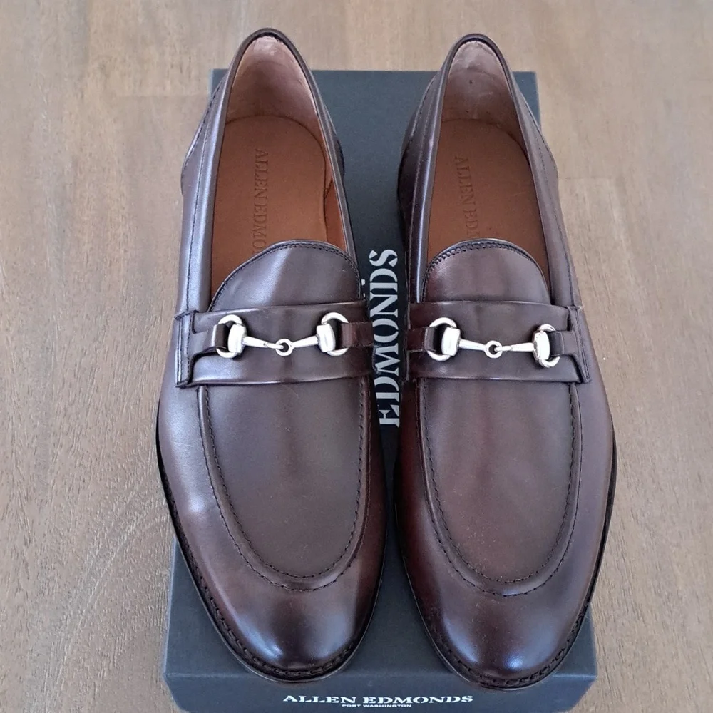Allen Edmonds Randolph Bit Loafer - Color: Espresso Leather - Size: Men 11 E - Picture 2 of 10